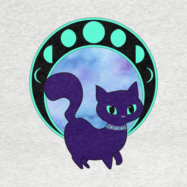 Luna the Moon Cat by UntidyVenus